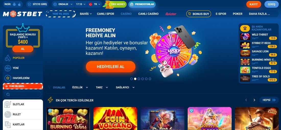 Mostbet website